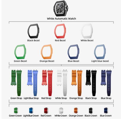 Atomic Interchangeable Automatic Watch Combo (7-in-1) | ساعة أوتوماتيك فاخرة قابلة للتبديل 7×1